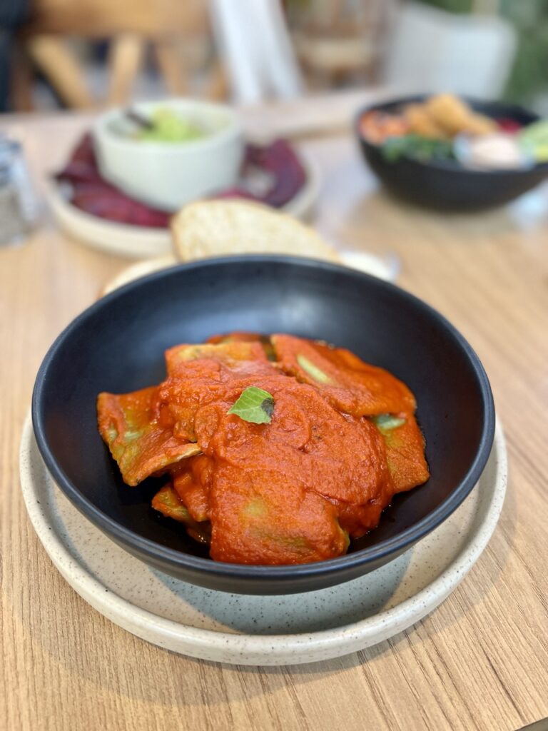 bowl of ravioli