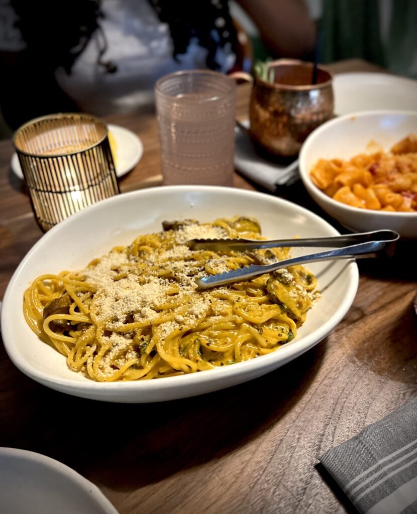 Bowl of spaghetti Carbonara

