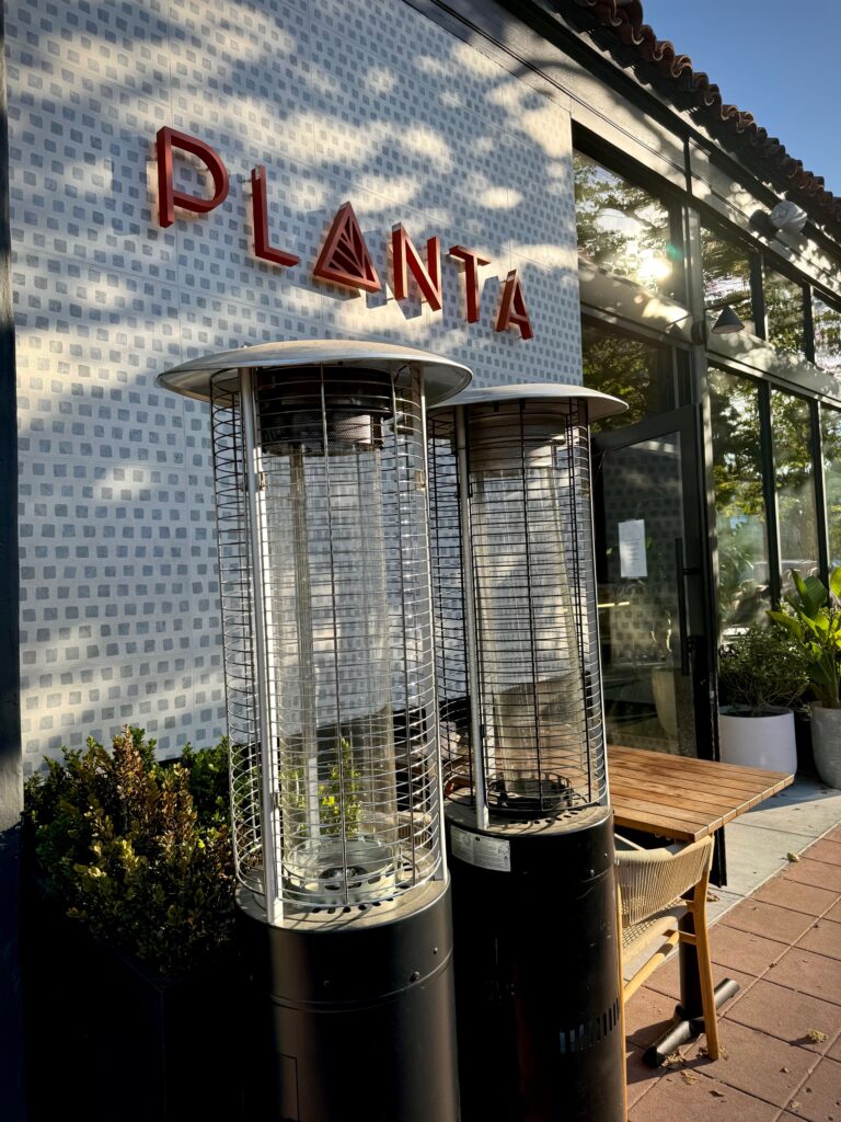 Outdoor view of Planta restaurant
